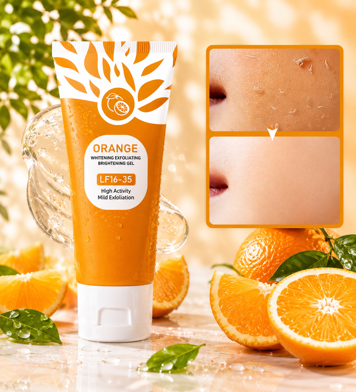 Orange Brightening Exfoliating Gel