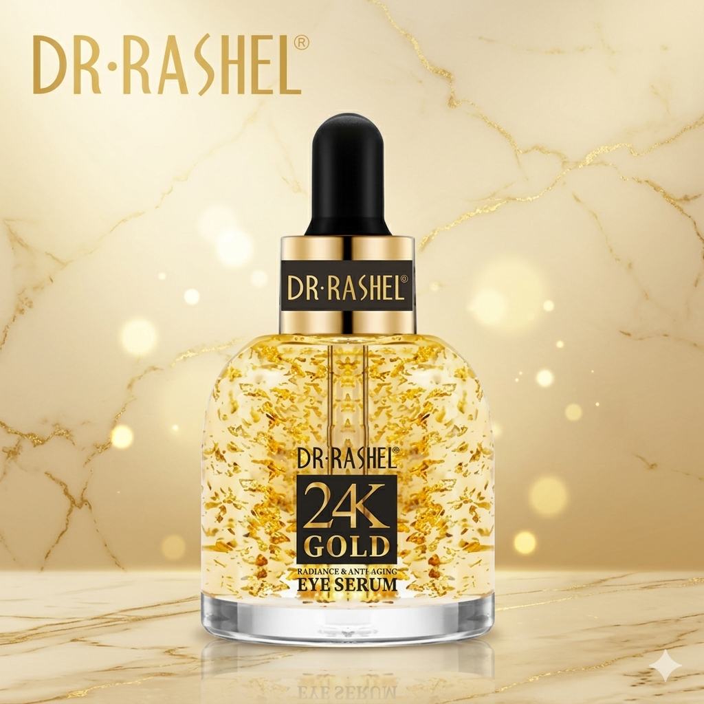 24K Gold Radiance & Anti-Aging Eye Serum & Cleansing Gel - Dr Rashel