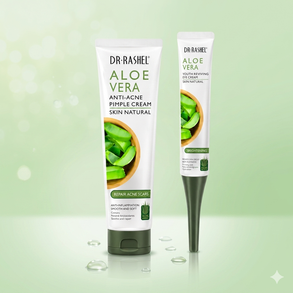 Aloe vera Anti-Acne Pimple & Eye Cream - Dr Rashel