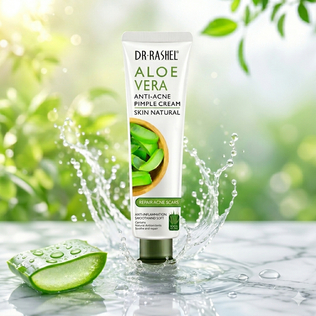 Aloe vera Anti-Acne Pimple & Eye Cream - Dr Rashel