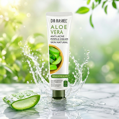 Aloe vera Anti-Acne Pimple & Eye Cream - Dr Rashel
