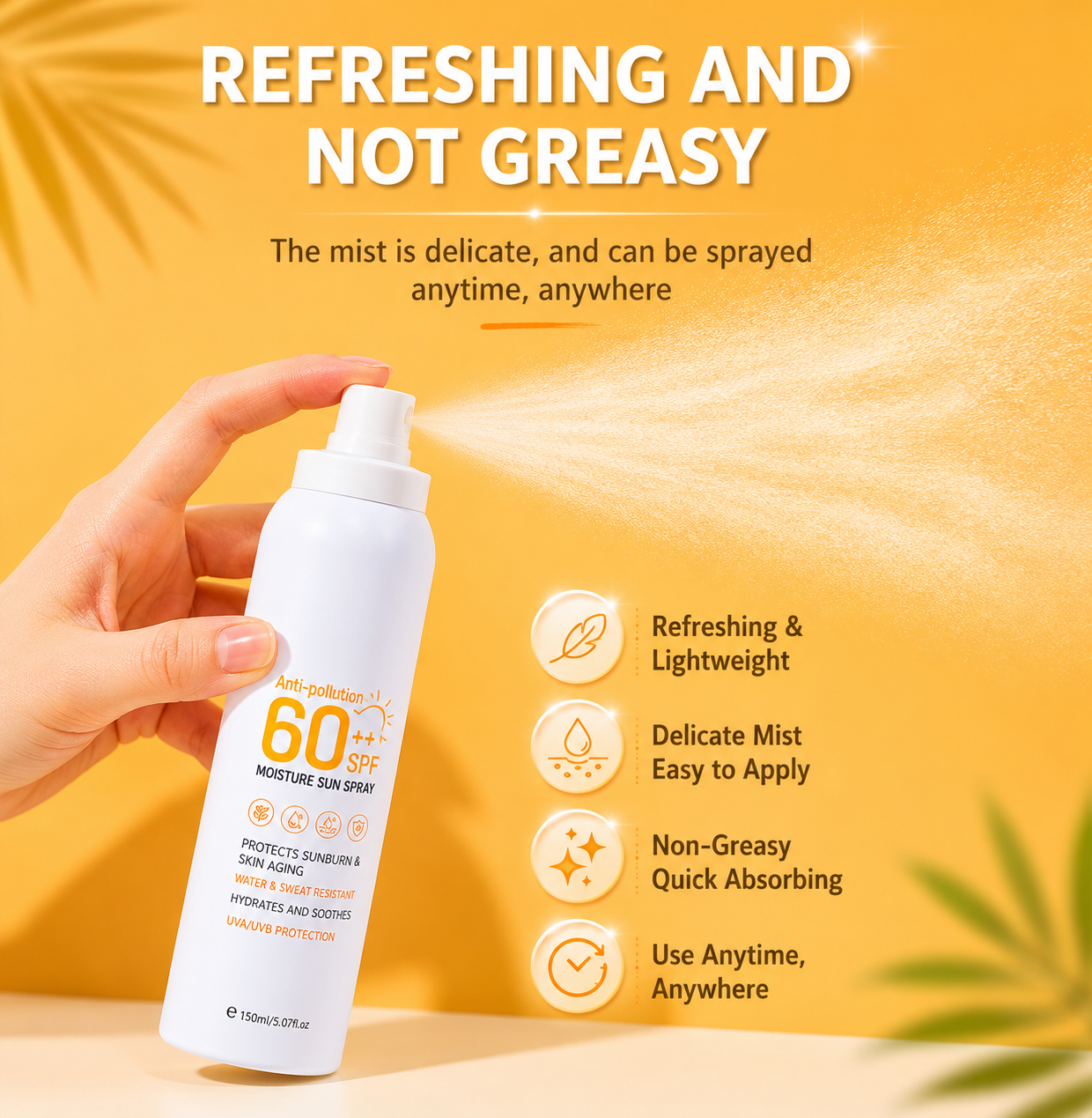 Anti-Aging & Moisture Sun Spray SPF 60 ++