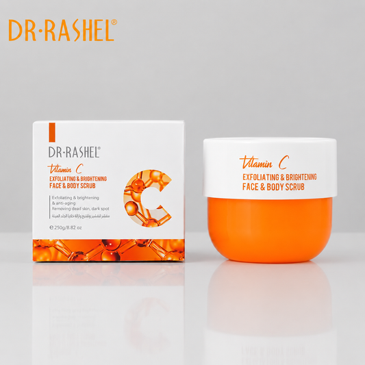 Vitamin C Exfoliating & Brightening Face & Body Scrub - Dr Rashel