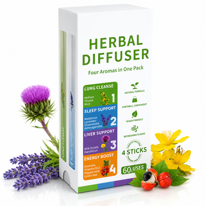 🌿 Herbal Diffuser – Four Aromas in One Pack